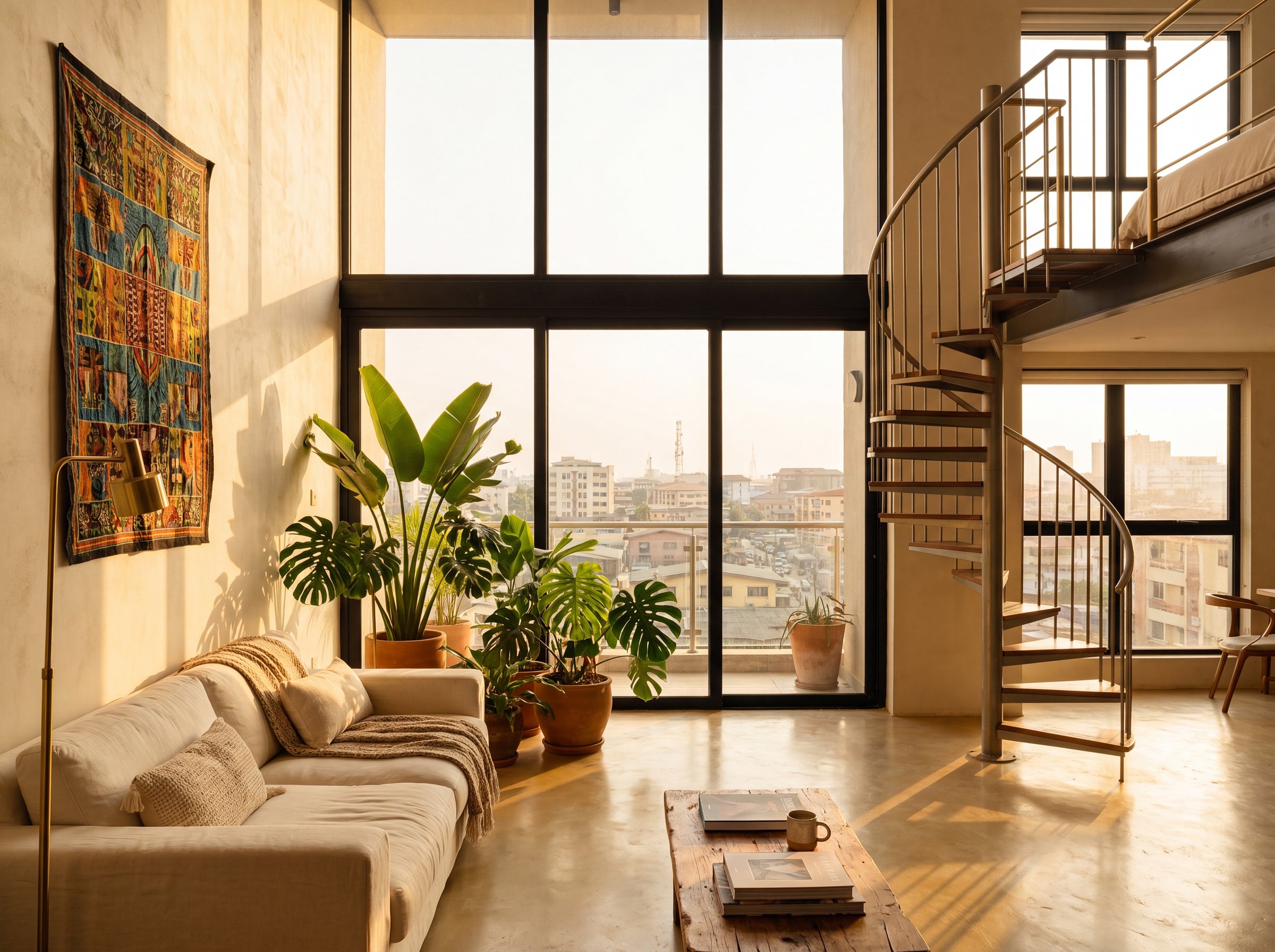 Cornerstone I — 1BR loft interior