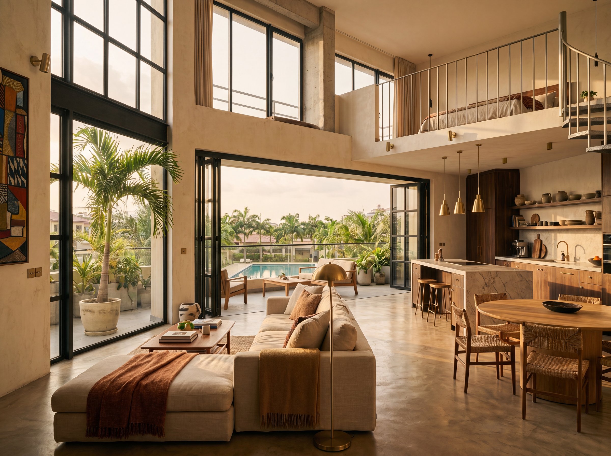 Cornerstone II — 2BR loft interior